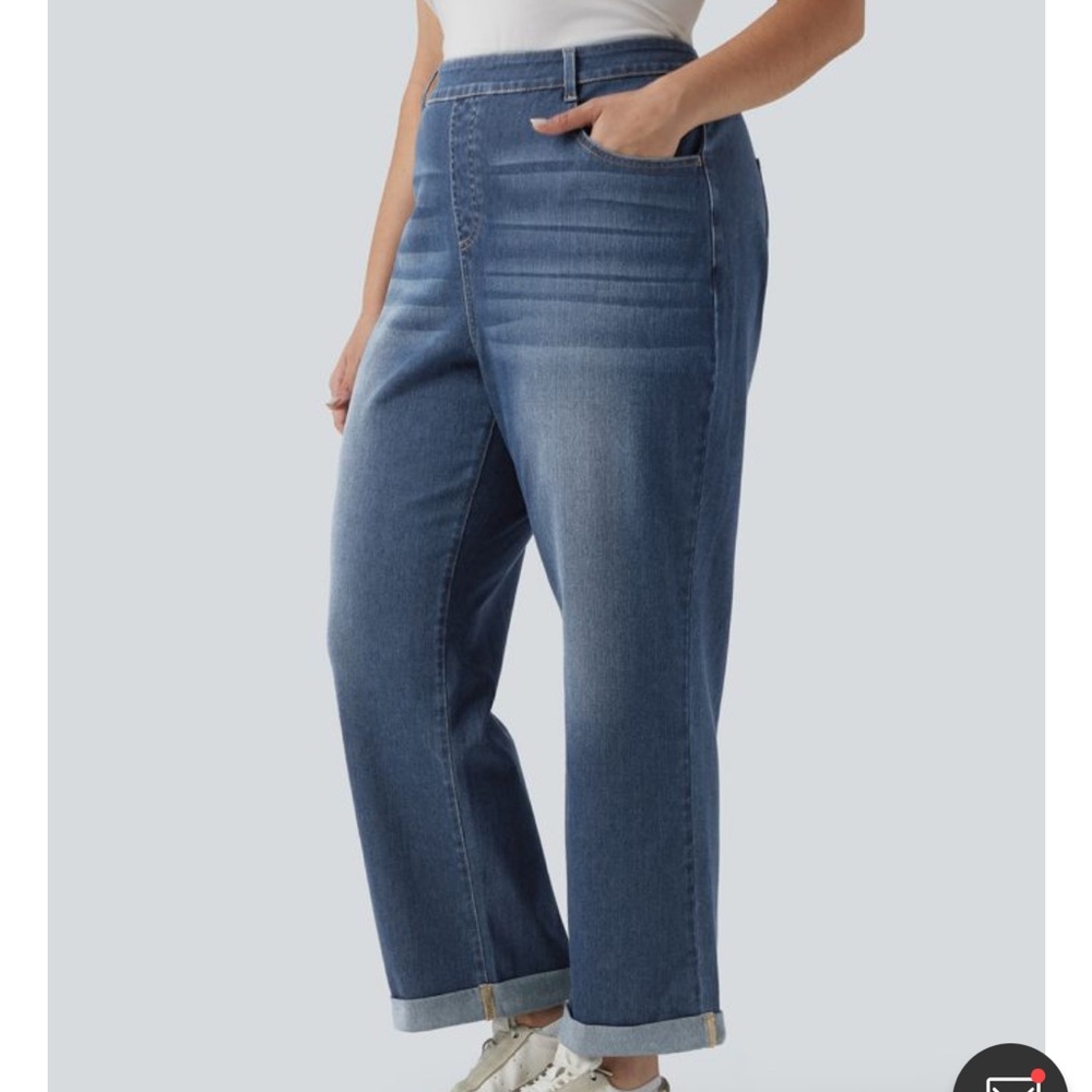 HALARA Blue Flare & Wide Leg Jeans